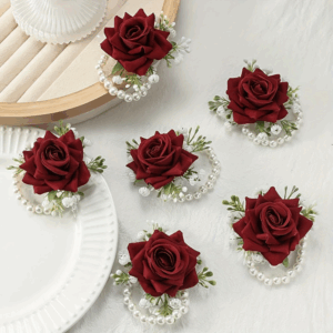 Red Rose Wrist Corsages