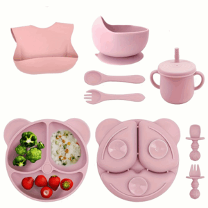 Silicone Toddler Feeding Set